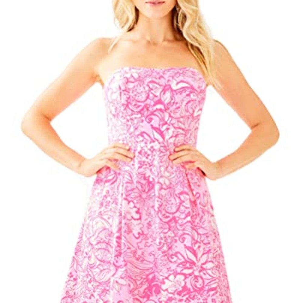 Lilly Pulitzer Dress sz 0 & baby dress sz 6-12m